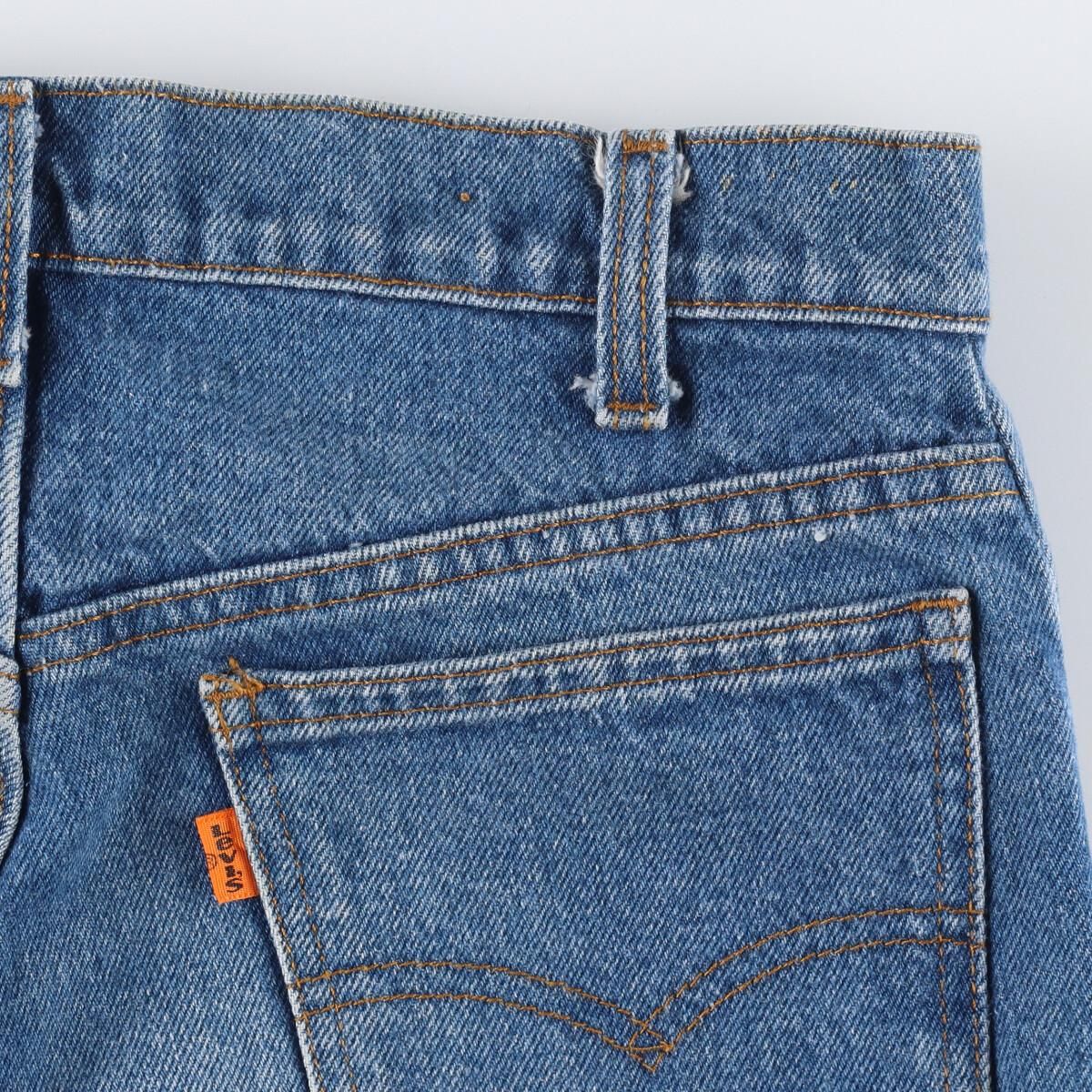 古着 80年代 リーバイス Levi's 505 オレンジタブ テーパードジーンズ