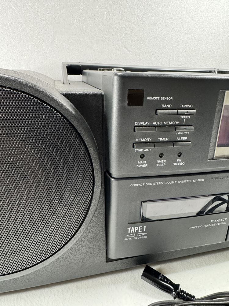 HY】【動作品】SHARP シャープ QT?77CD CD再生可（振動で音飛びあり