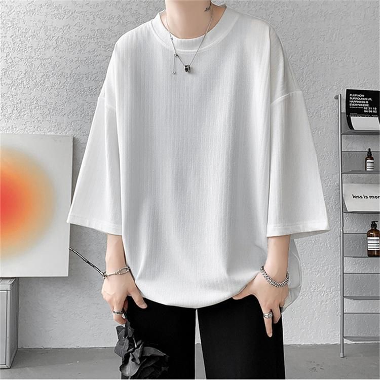 ザショップ ティーケー 七分袖カットソー 白 無地 メンズ トップス/M