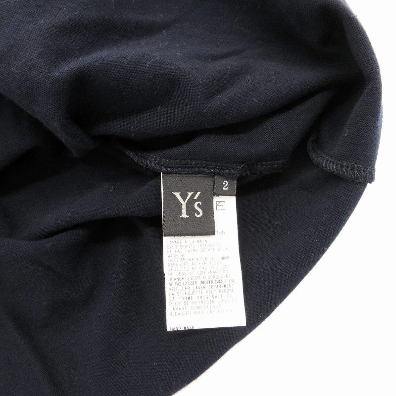 ワイズ Y's 24SS UNEVEN HEMLINE LONG SLEEVE T カットソー フレア袖