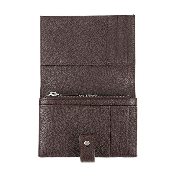 新品 サンローラン SAINT LAURENT 2つ折り財布 コンパクトウォレット 