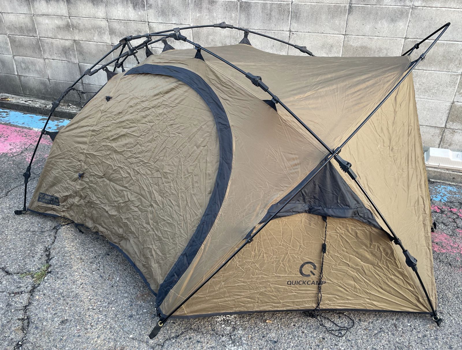 QUICK CAMP ワンタッチツーリングテント 1人用 クイックキャンプ