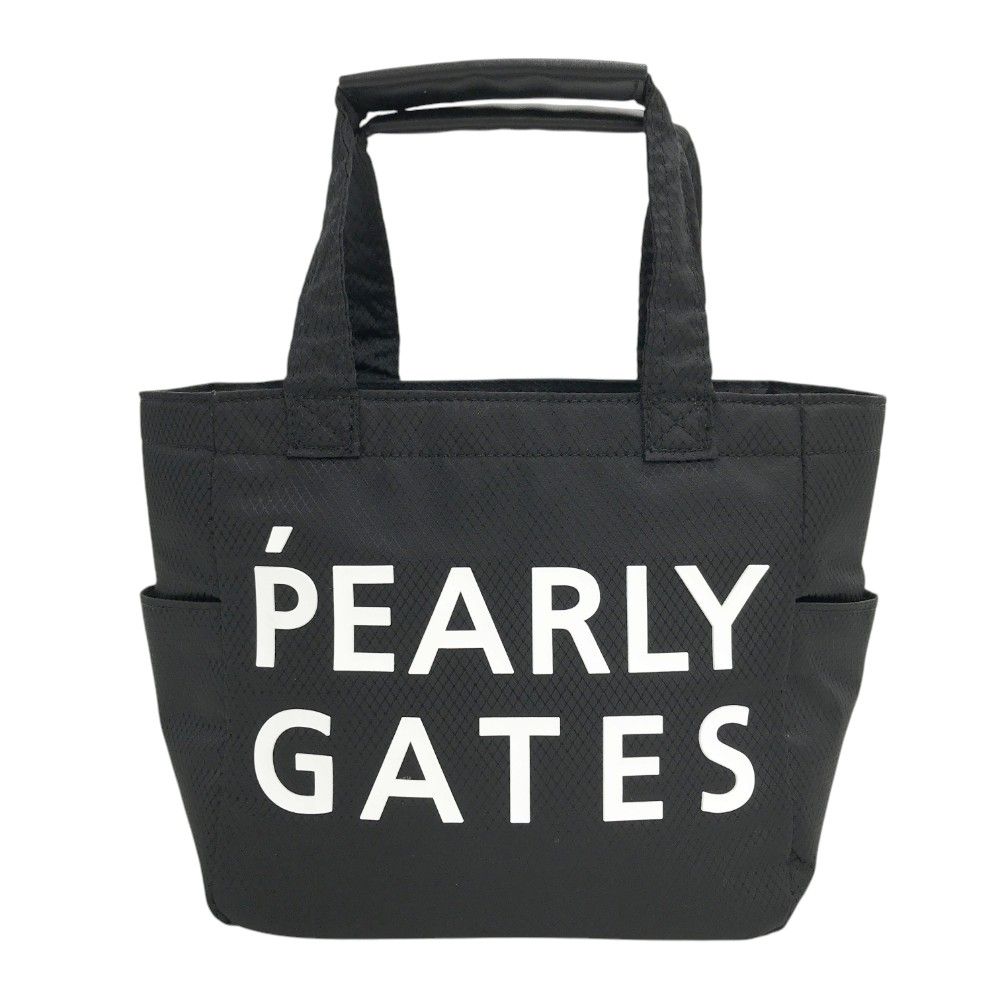 PEARLY GATES カートバッグ　ブラック PEARLY GATES パーリーゲイツ カートバッグ 黒×白 ニコちゃん