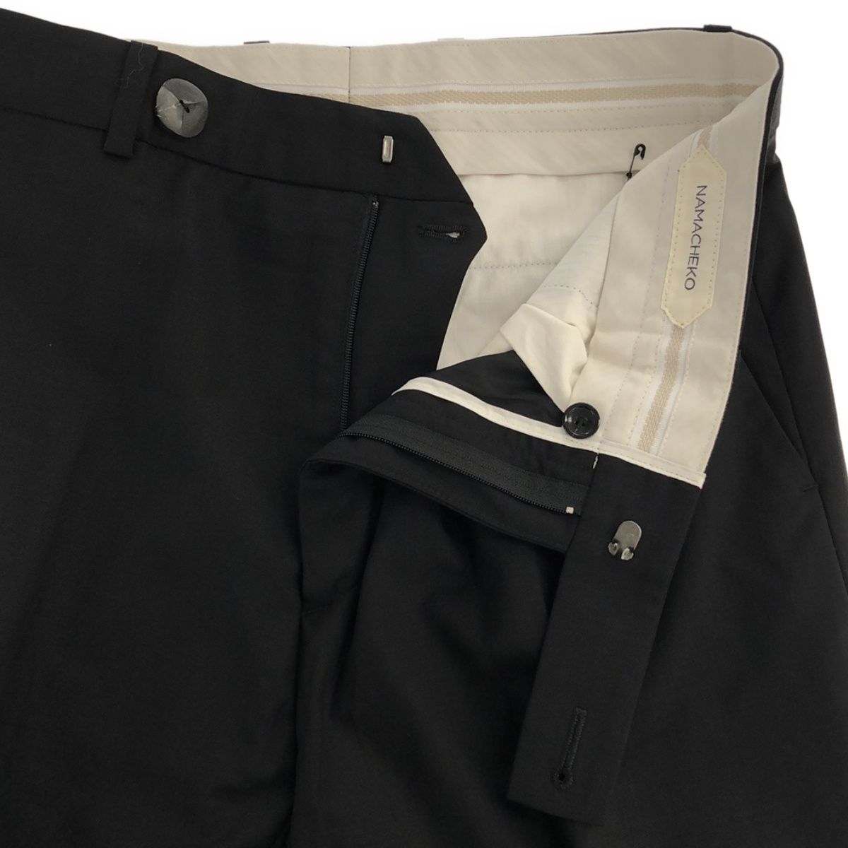 NAMACHEKO ナマチェコ 19AW SHIL TROUSER ウールスラックスパンツ  