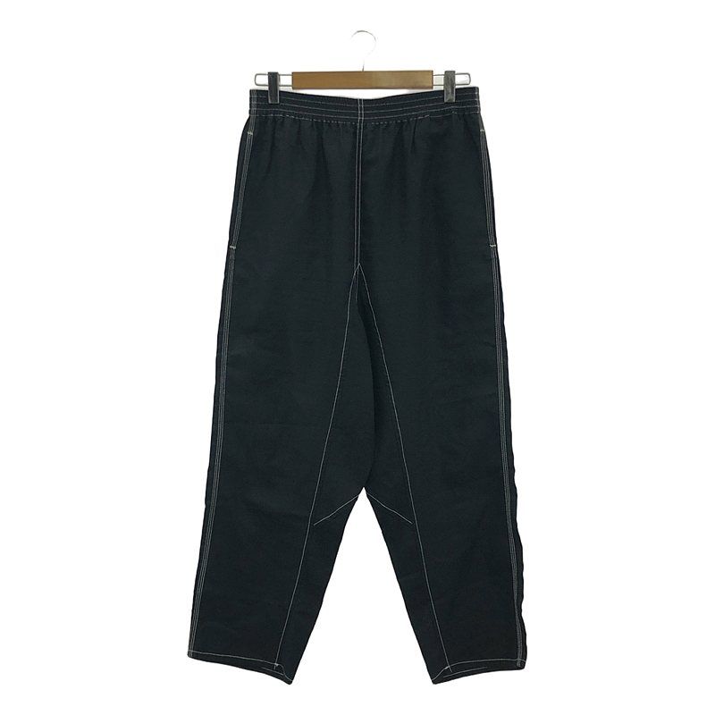 MM6 Maison Margiela | エムエムシックスメゾンマルジェラ | 2018SS | ステッチワーク ワイド イージー パンツ | 44 | ブラック | レディース