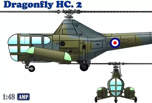 中古】プラモデル 1/48 ウェストランド WS-51 ドラゴンフライ HC
