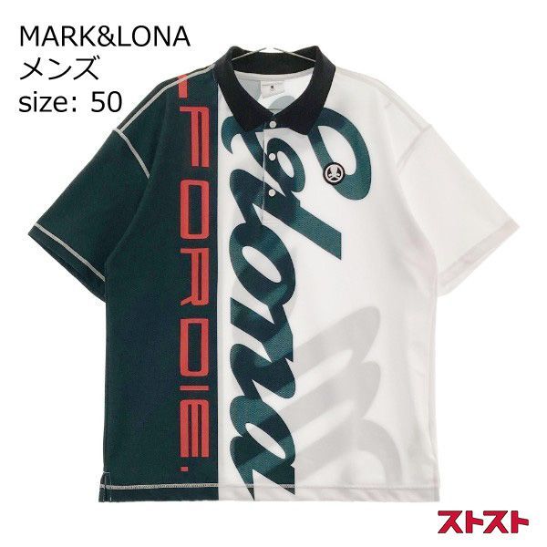 MARK&LONA マークアンドロナ　ポロシャツ　メンズ　ロゴ　2023年モデル MARK&LONA マークアンドロナ ポロシャツ メンズ ロゴ 2023年
