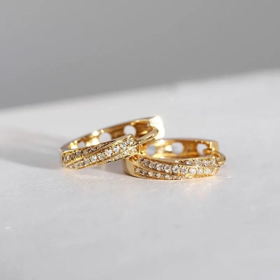 ゴールド シルバー シルバー925 ダイヤ フープピアス パヴェ 上品 華奢 大人 女性 感 エレガント シンプル 輝き 清楚 普段使い フォーマル ギフト 人気 プレゼント おしゃれ 上質 小ぶり 好印象 474 475 FORTGASGNV_COM_BR