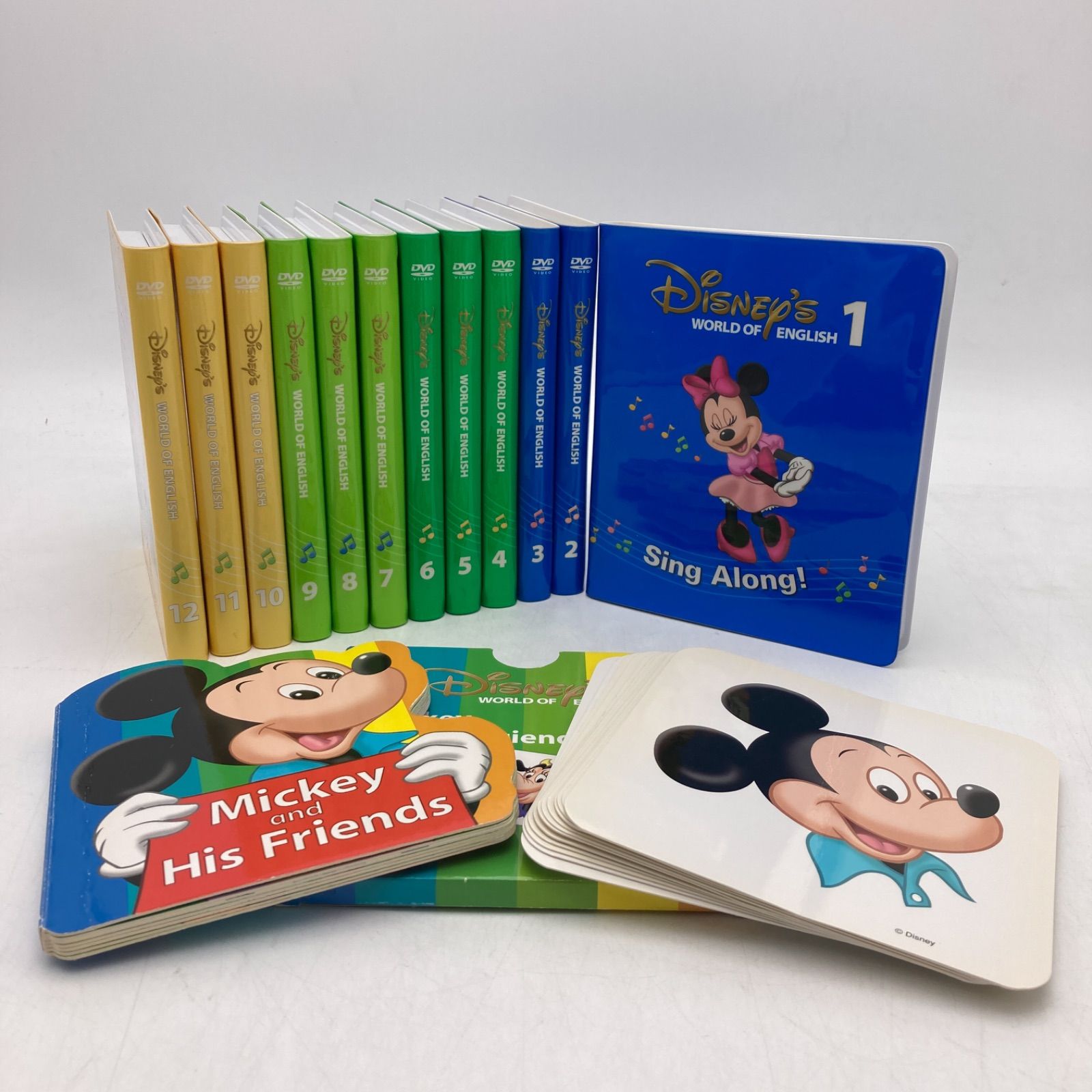 ディズニー英語システム　シングアロング DVD 12枚セット シングアロングDVD12枚 新子役 字幕あり ディズニー英語システム