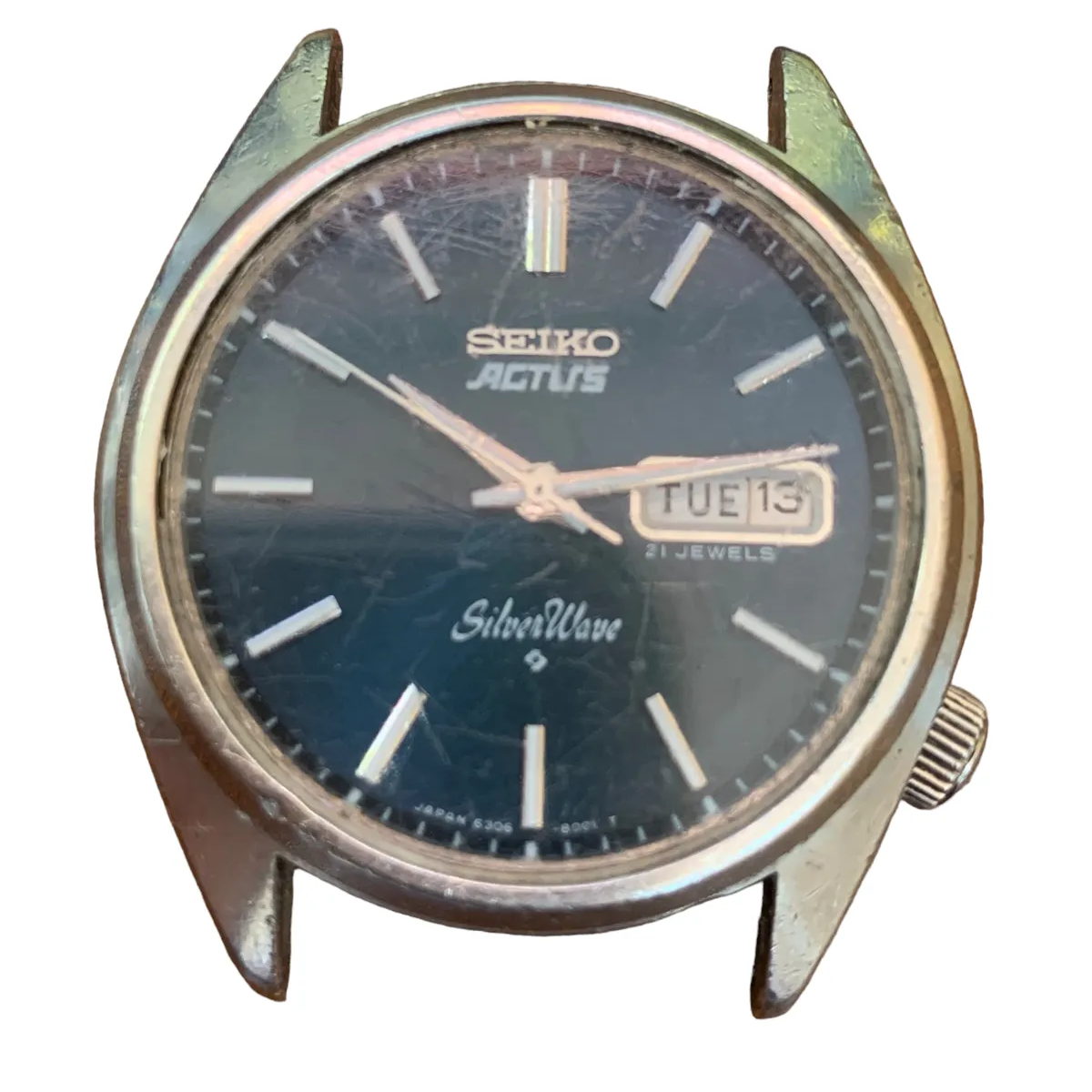 美品SEIKO 5ACTUS SilverWave 5アクタス シルバーウェーブ 人気商品