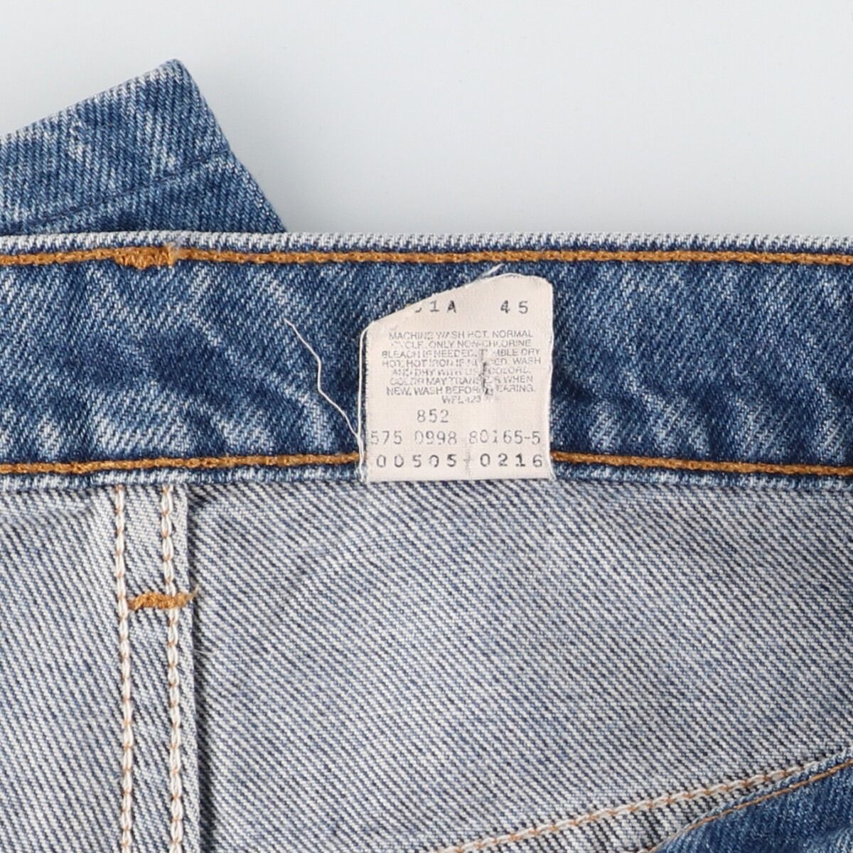 古着 90年代 リーバイス Levi's 505 REGULAR FIT STRAIGHT LEG テーパードデニムパンツ USA製 メンズw34  ヴィンテージ/eaa409039