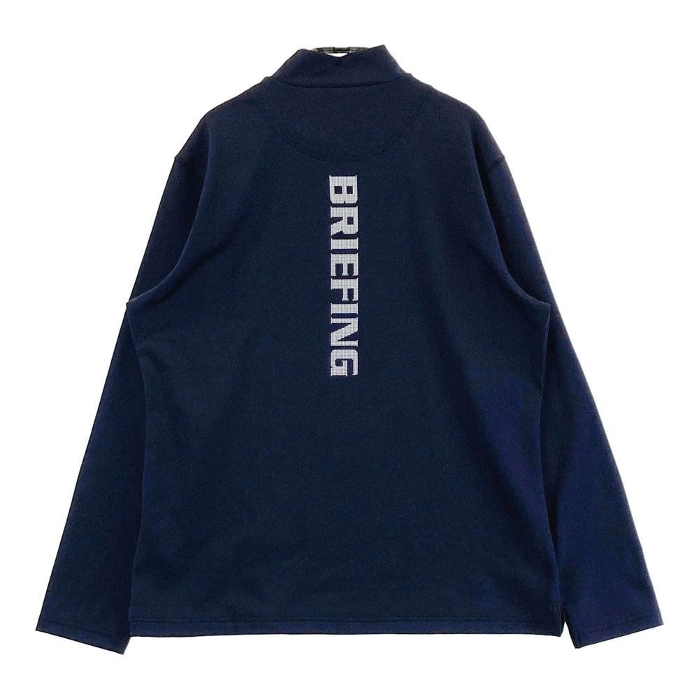 BRIEFING ネイビー ハイネックゴルフシャツ L BRIEFING GOLF - MS TOUR HIGH NECK | ハイネックシャツ