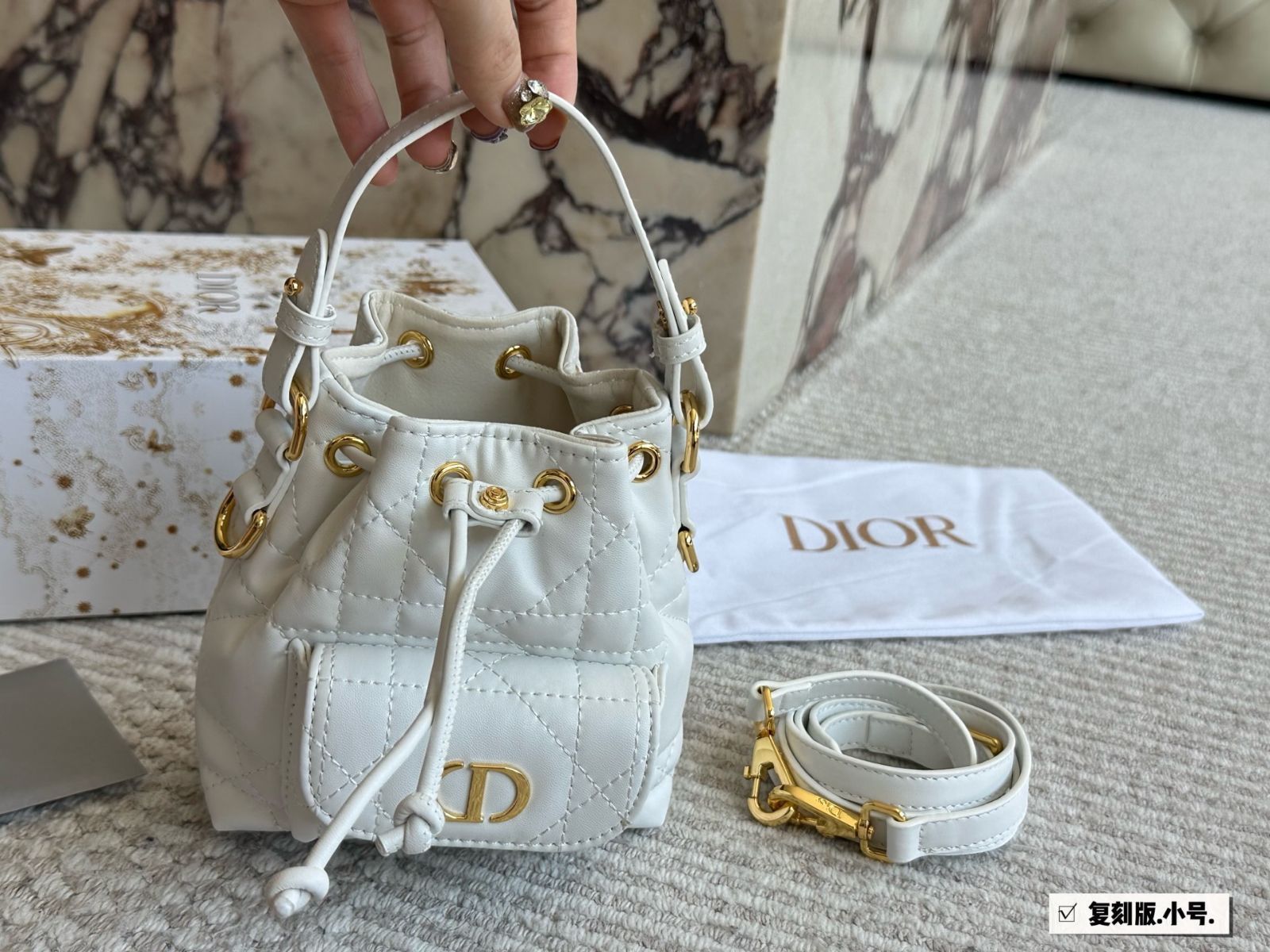 【Dior】ディオール★caro small★キャロスモール【ランク：A】 DIOR | Dior Caro バックパック スモール マクロカナージュ