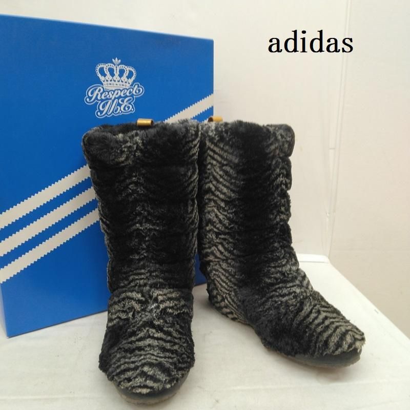 adidas アディダス ブーツ Respect m.e. ミッシー エリオット ゼブラ柄 