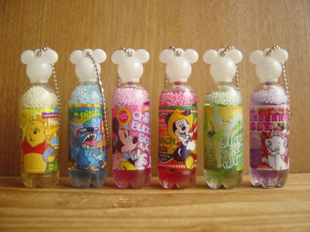 ♯Fua29Ezディズニーキャラシュワシュワジュースマスコット全6種 ガシャポン ♯Fua29Ezディズニーキャラシュワシュワジュースマスコット全6種