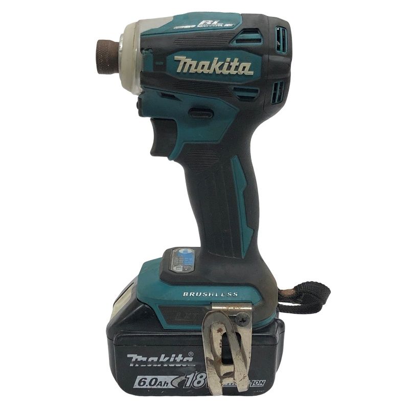 makita マキタ 充電式インパクトドライバ TD172D 18V マキタブルー バッテリBL1860B×1 充電器DC18RF 稼働 済 22510K42