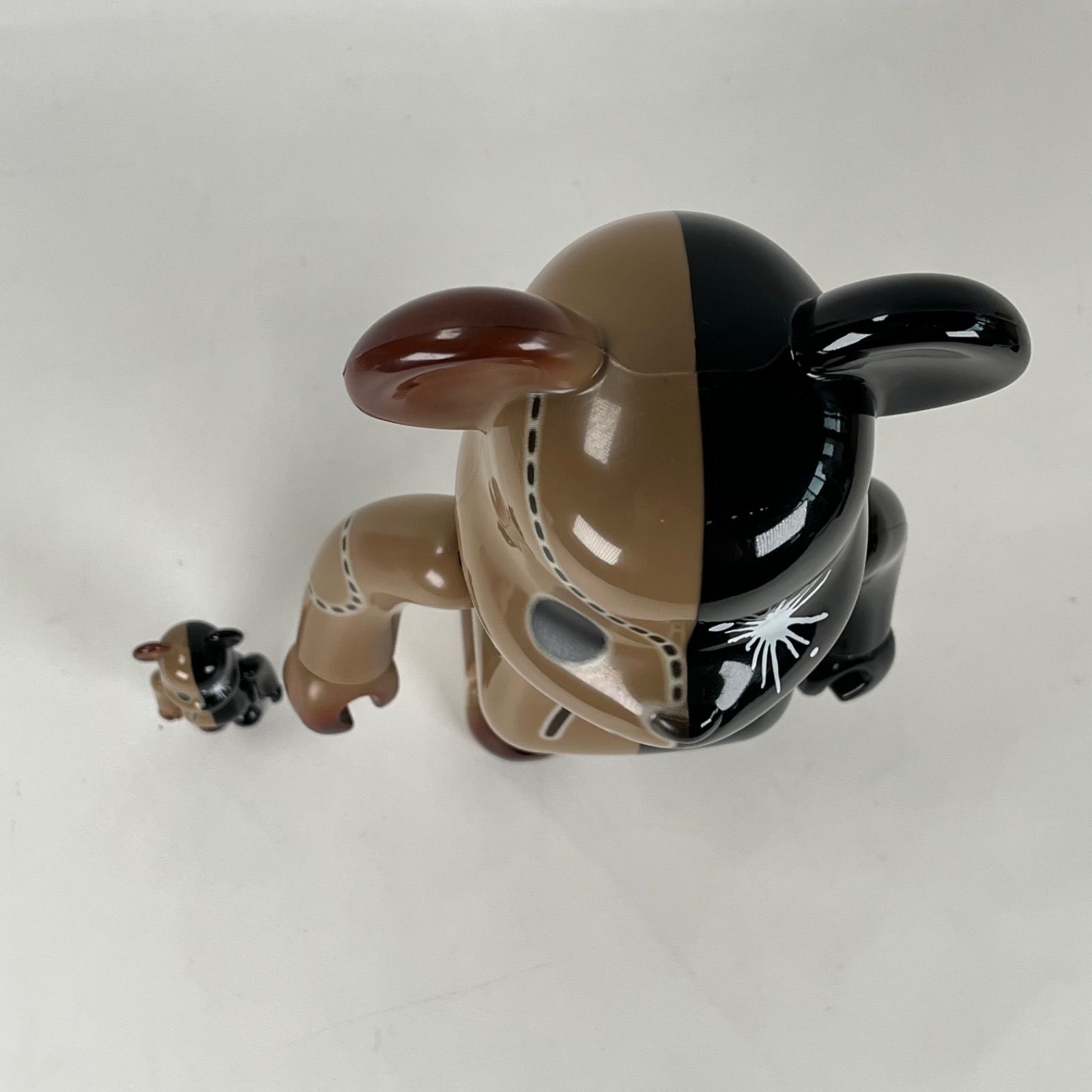 BE@RBRICK MIHARA YASUHIRO BLACK BROWN 400% 100% ベアブリック 