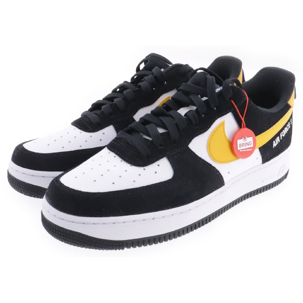 NIKE ナイキ AIR FORCE 1 07 LV8 Athletic Club DH7568-002 エアフォース1 アスレチッククラブ ローカットスニーカー US10/28cm ブラック/ホワイト/イエロー NIKE (ナイキ) AIR FORCE 1 07 LV8 Athletic Club DH7568-002 エア