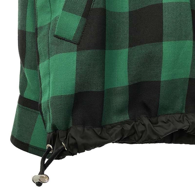 sacai サカイ グリーン バッファローチェック スカート