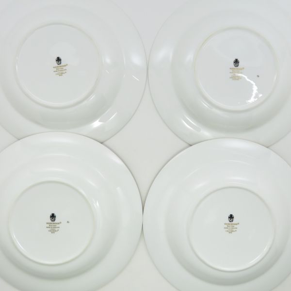 ウェッジウッド プレート□コロンビア パウダールビー スーププレート