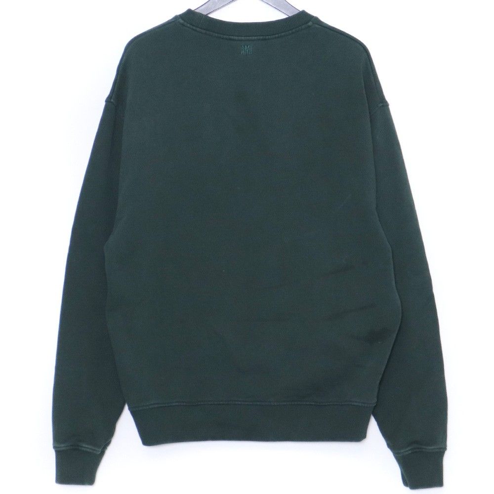 AMI PARIS シグネチャー ハートロゴ刺繍パッチ スウェット トレーナー  
