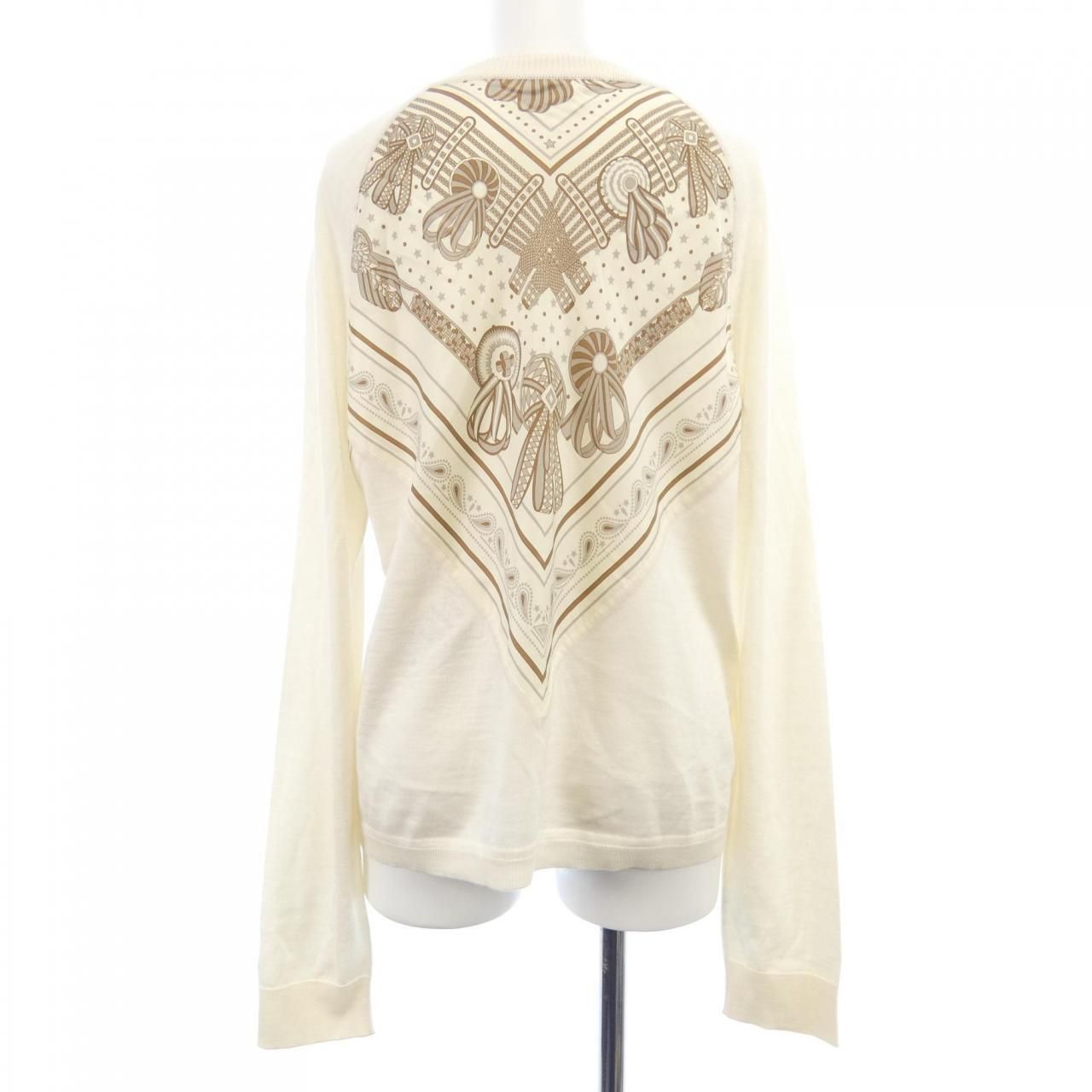 エルメス HERMES LES RUBANS DU CHEVAL *07-7751 ツイルレーヌ カーディガン