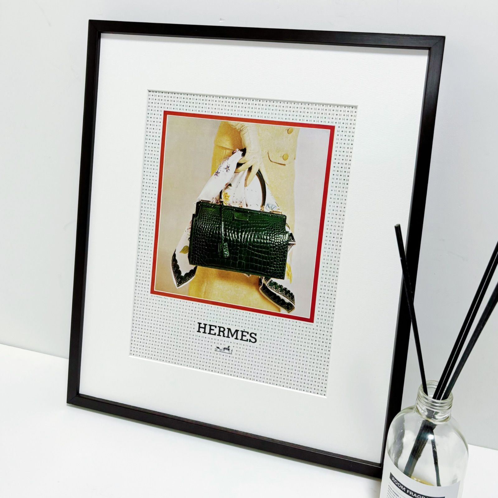 1960s 広告＞HERMES エルメス ポスター ヴィンテージ アートポスター