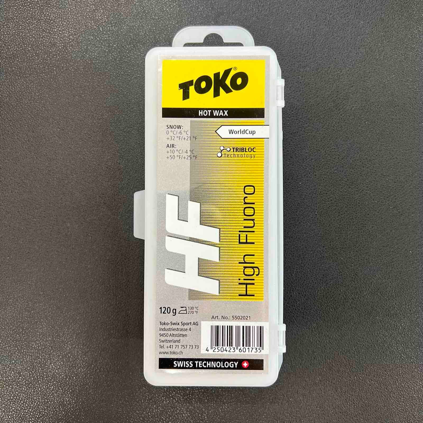 TOKO HF High Fluoro ホットワックス 120g