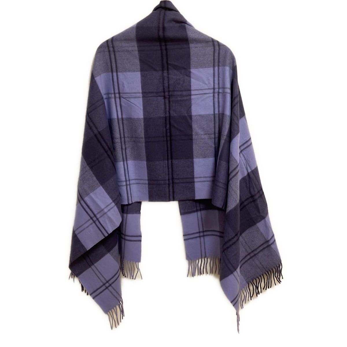 ユナイテッドアローズ別注Johnstons パープルチェックストール