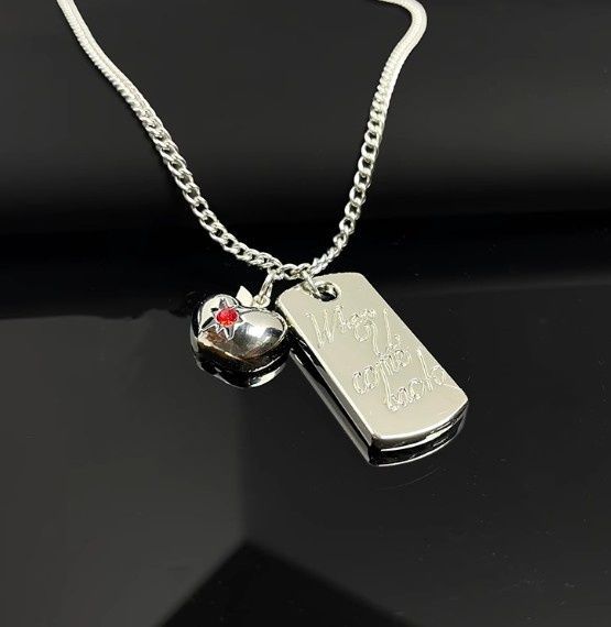 恋と深空 マヒル ペンダント 小 マット加工 つやなし ネックレス