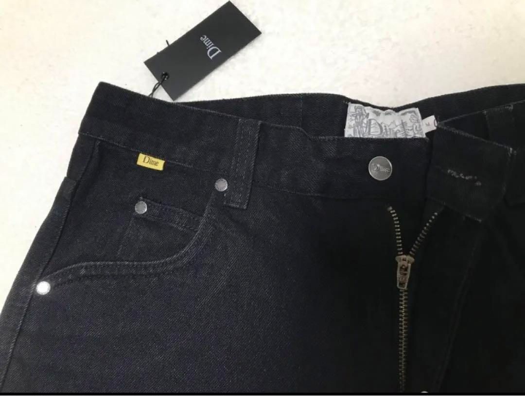 新品 Dime ダイム バギージーンズ デニム パンツ ブラック - メルカリ