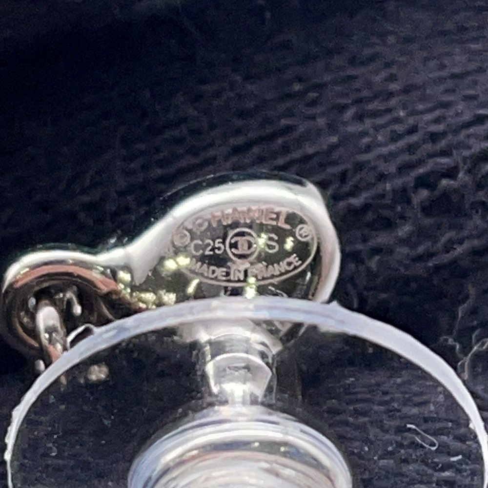 ハートストーン♡【CHANEL】25SS ピアス シャネル ピアス ココマーク ハート ラインストーン C25B ABF777