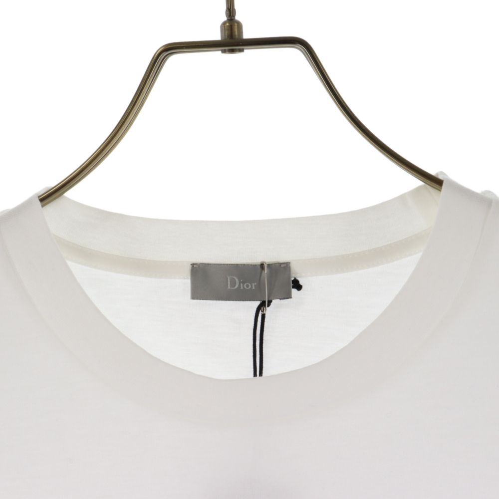 DIOR (ディオール) LE NEW LOCK 1947 フロントロゴプリント半袖Tシャツ