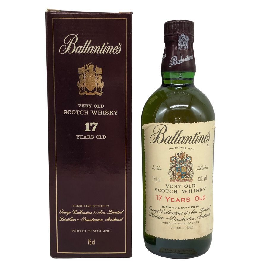 バランタイン - バランタイン 17年 ベリーオールド 青青紋章 旧ボトル 700ml 【W4】 バランタイン 17年 ベリーオールド 青青紋章 旧ボトル 700ml