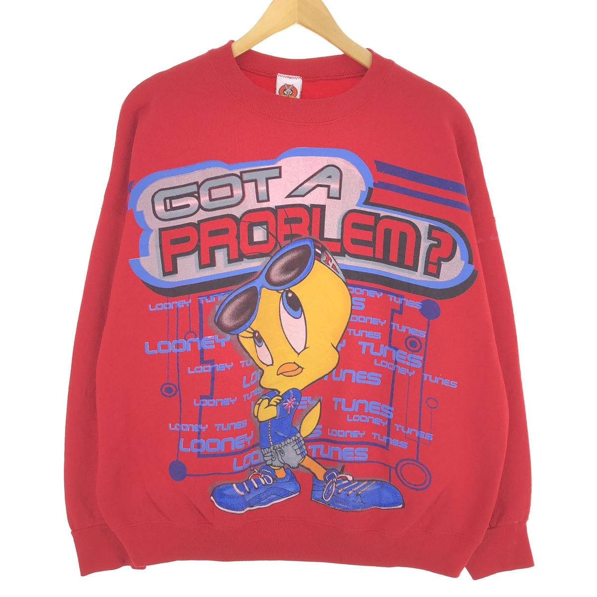 古着 90年代 ルーニーテューンズ LOONEY TUNES TWEETY トゥイーティー 