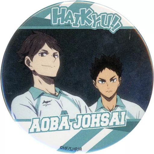 中古】バッジ・ピンズ 01.及川徹＆岩泉一 「ハイキュー!! 缶ガチャ