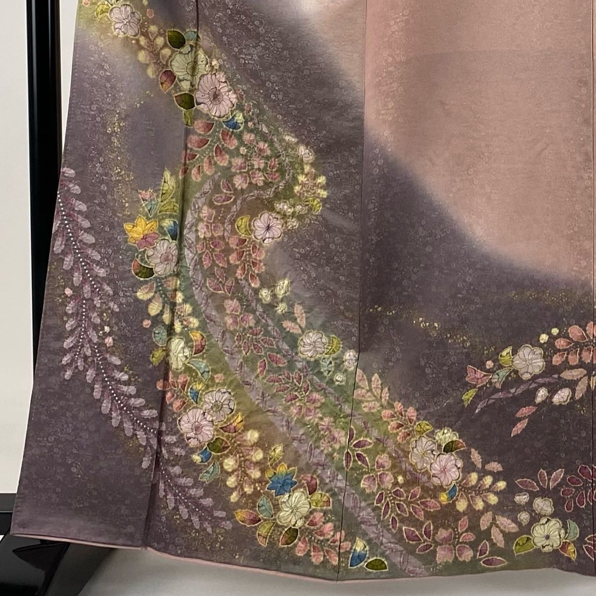 訪問着 身丈163cm 裄丈66.5cm M 袷 翠山工房 やまと 落款 辻が花