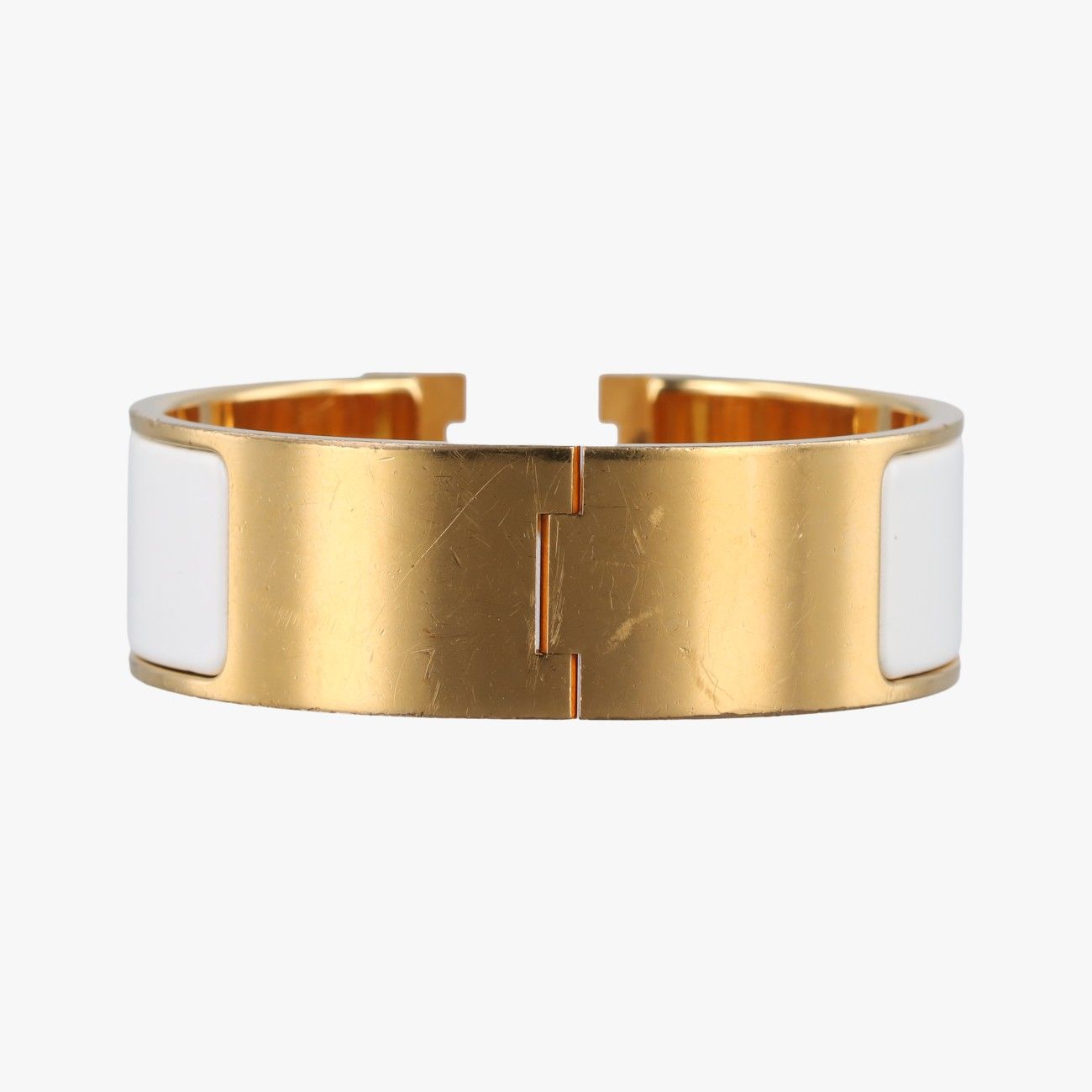 HERMES ホワイト ゴールド バングル HERMES ホワイトゴールド バングル - メルカリ