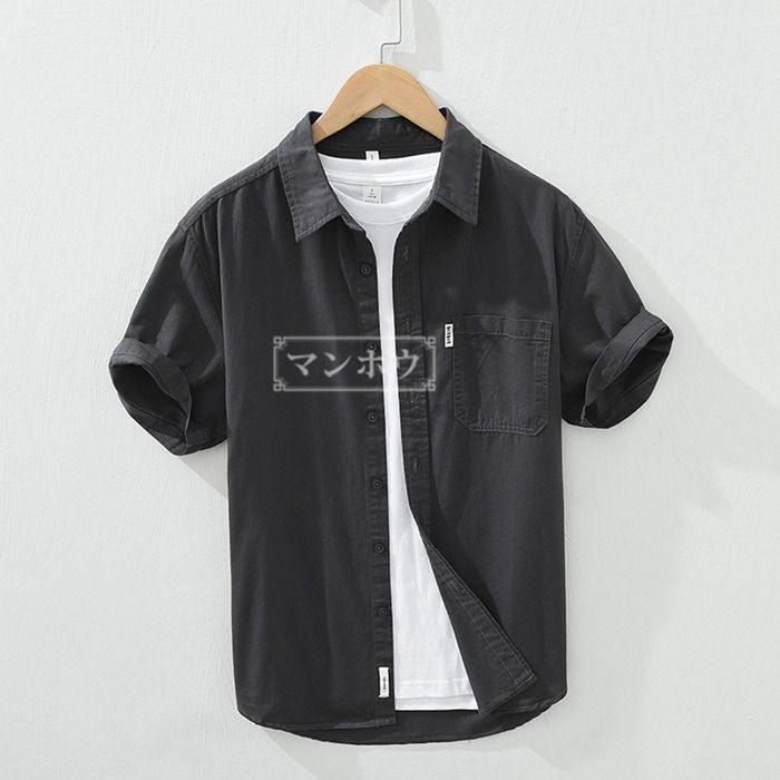 ボタンダウン シャツ メンズ 半袖 シャツ カジュアル シャツ 半袖 シャツ ビジネス 夏 紳士服