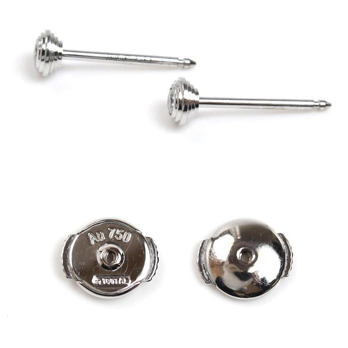 CARTIER カルティエ K18WG ホワイトゴールド ダムール ピアス B8301213  
