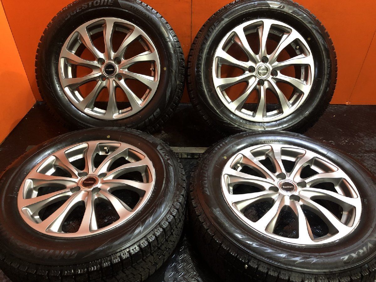 タイヤ走行短め【BS BLIZZAK VRX2 195/65R16】スタッドレス【BALMINUM 