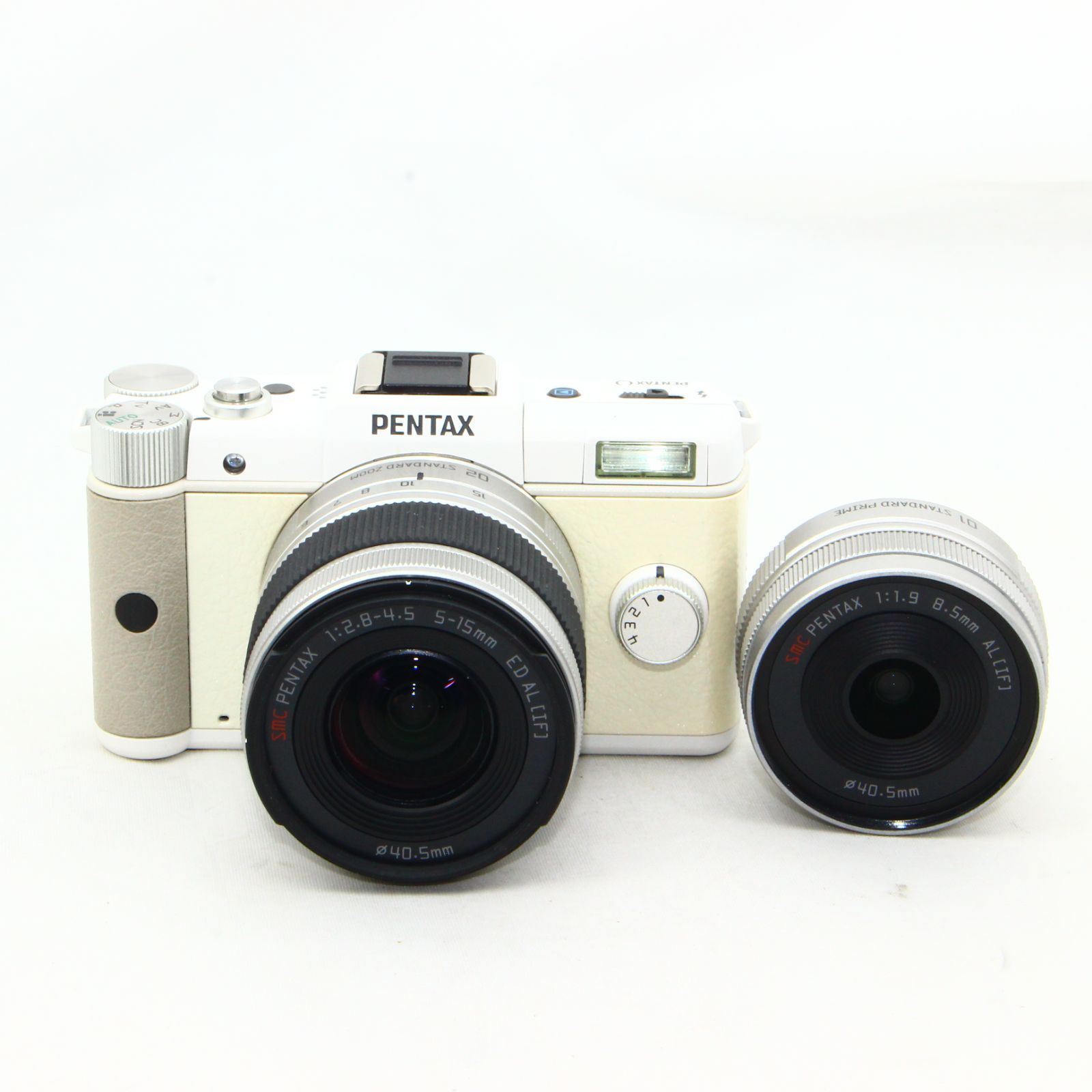 PENTAX Q ダブルレンズ　ホワイト　ミラーレス　デジカメ　ペンタックス ペンタックス PENTAX Q ダブルレンズキット [ホワイト] 価格比較