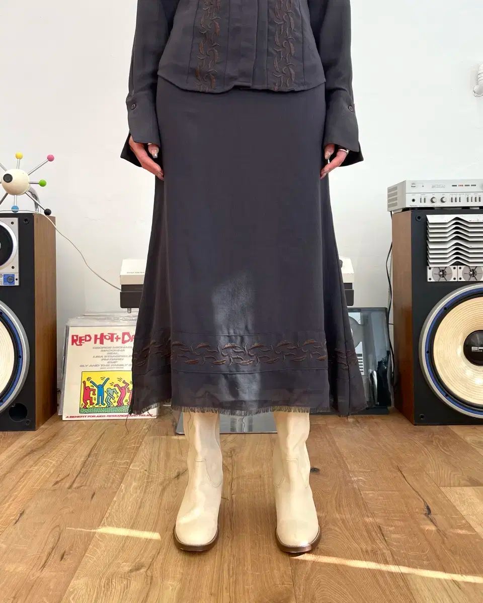 1 Isabel Marant レーヨン ウール スカート