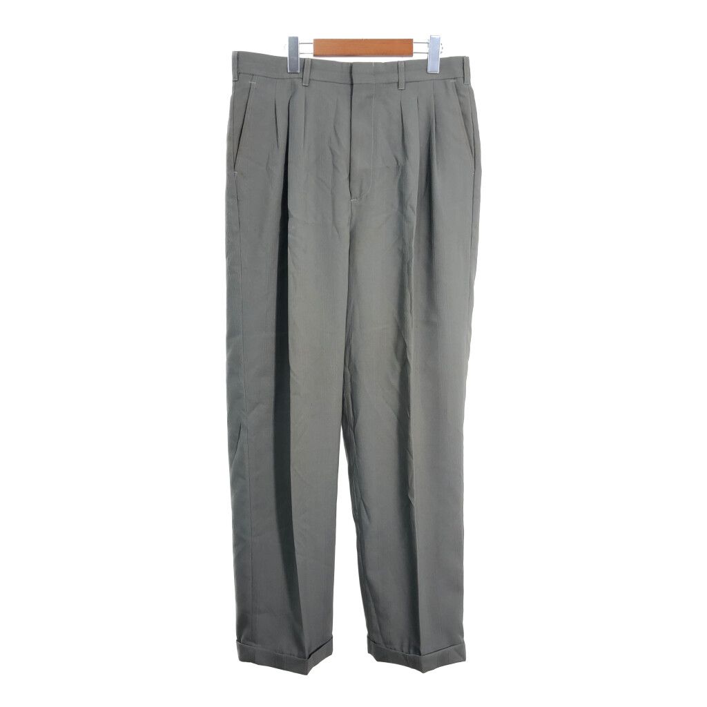 90年代 Smokey Joe s 3タック スラックスパンツ グレー メンズ 34 L 古着 R 7905