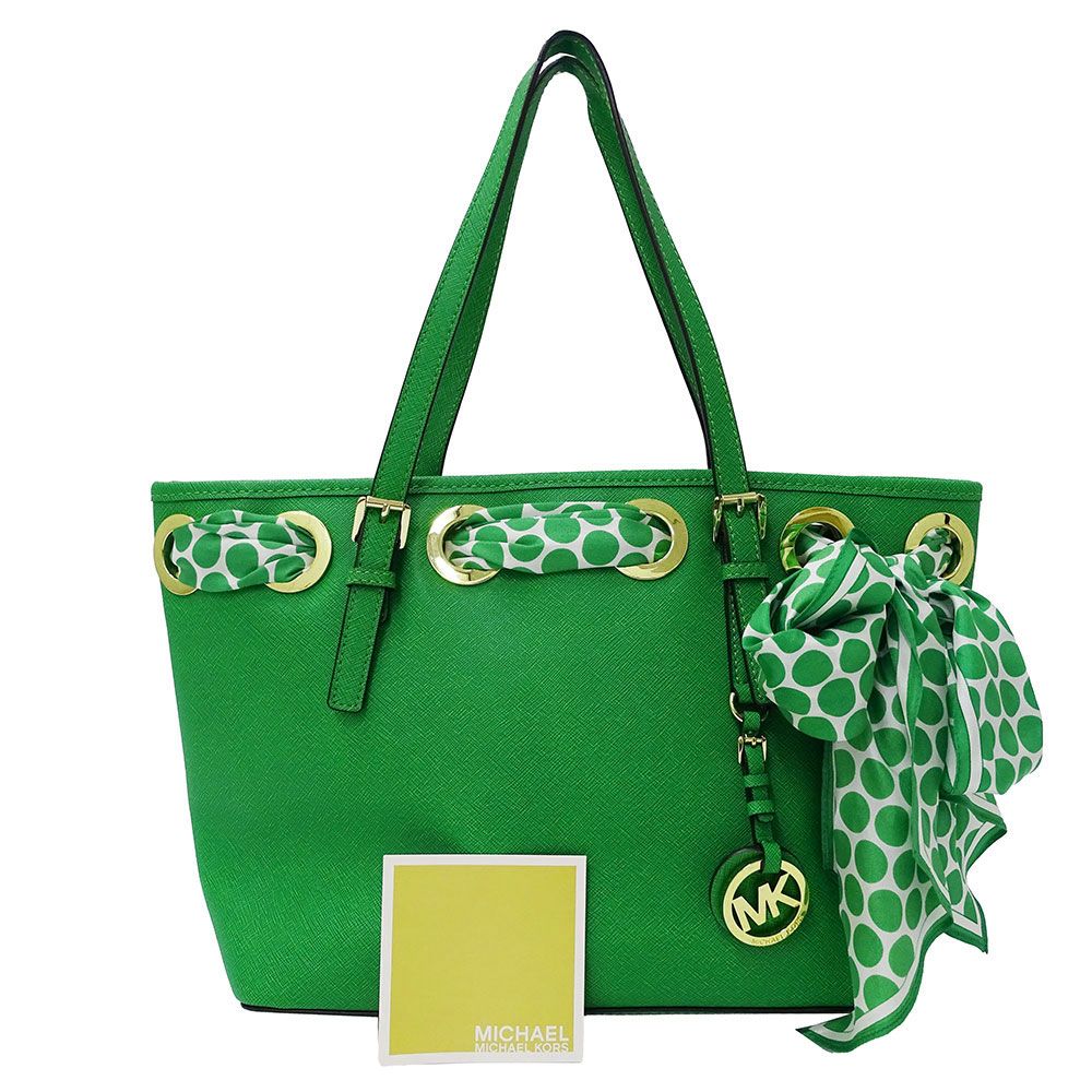 MICHAEL KORS オリーブグリーン トートバッグ MICHAEL KORS オリーブグリーン トートバッグ バッグ