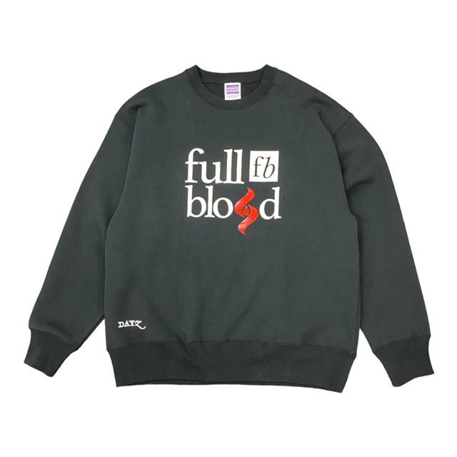 RATS FULL BLOOD CREW NECK BLACK - greatriverarts.com