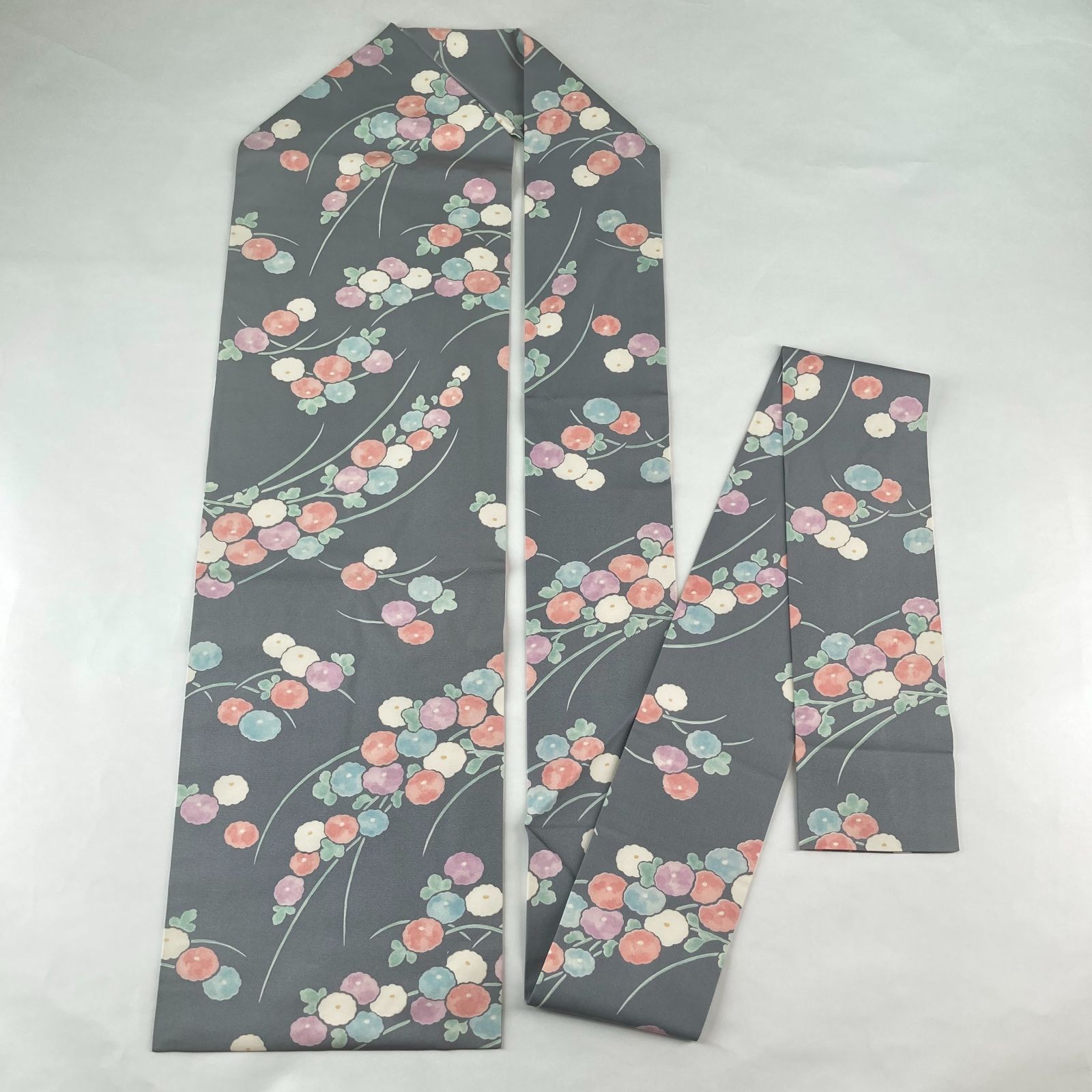 未着用　名古屋帯　南天　くすみカラー　着物　084a p 未着用 名古屋帯 南天 くすみカラー 着物 084a p 帯｜千成堂着物