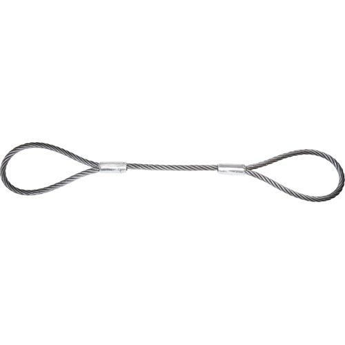 2営業日で発送 TRUSCO トラスコ中山 TRUSCO ワイヤーロープスリング Aタイプ アルミロック 18mmX2m code 8191705