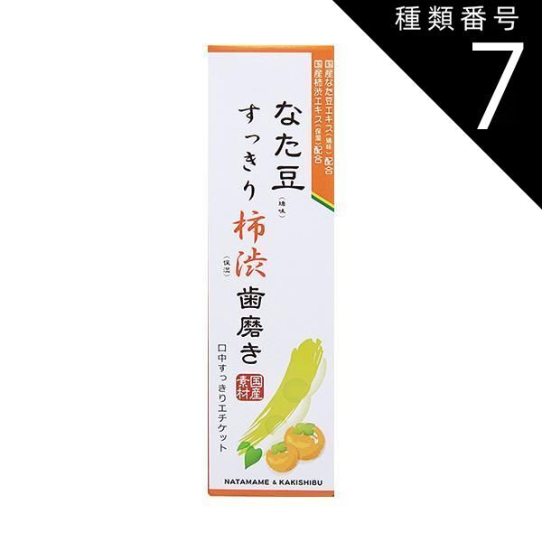 種類7 48個 なた豆すっきり柿渋歯磨き粉 120g