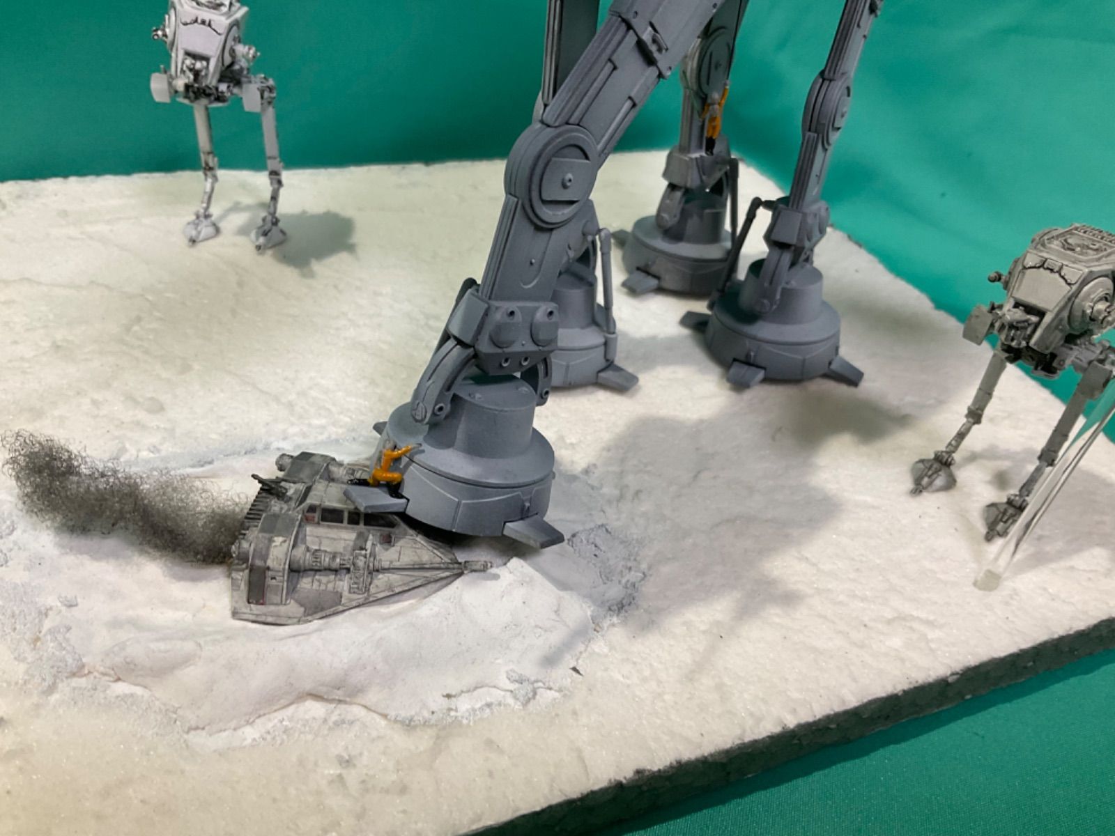 Star Wars AT-AT 1/144 BANDAI スターウォーズ ホスの戦い ジオラマ 